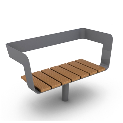 Το παγκάκι Spin, είναι ένα γοητευτικό διθέσιο παγκάκι, ιδανικό για την ενίσχυση της κοινωνικής αλληλεπίδρασης σε δημόσιους χώρους. Αυτό το συμπαγές παγκάκι, διαθέσιμο με σταθερό ή περιστρεφόμενο κάθισμα, διαθέτει άνετη πλάτη, μπράτσα και ένα φαρδύ ξύλινο κάθισμα, καθιστώντας το ένα φιλόξενο σημείο για δύο άτομα. Ιδανικό τόσο για εσωτερικούς όσο και για εξωτερικούς χώρους, το ξύλινο κάθισμα προσθέτει ζεστασιά και ανθεκτικότητα σε οποιοδήποτε περιβάλλον. Όπως το περιγράφει ο Lars Vejen, "Το Spin είναι ένα παγκάκι φιλίας, που δημιουργεί ένα άνετο καθιστικό για φίλους, ζευγάρια ή οικογένεια για να συνδεθούν." Αυτή η παραλλαγή έχει αγκύρωση επί του εδάφους, είναι σταθερό, σε καφέ χρώμα με μεταλλικό σκελετό από χάλυβα.