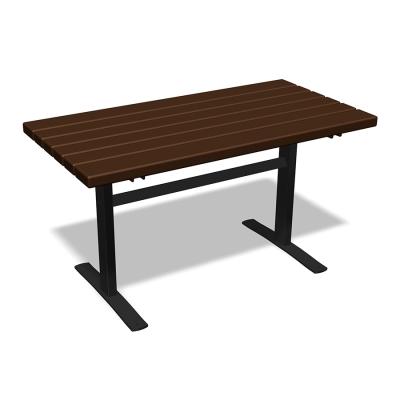 Το τραπέζι Ekeby είναι ένα ανθεκτικό τραπέζι εξωτερικού χώρου, σχεδιασμένο για να συμπληρώνει τα παγκάκια και τα παγκάκια πάρκου της σειράς Ekeby. Με τον διαχρονικό σχεδιασμό του, αυτό το τραπέζι ταιριάζει άψογα σε πάρκα, αυλές, σχολικές αυλές ή αστικούς χώρους. Κατασκευασμένο από υλικά υψηλής ποιότητας, προσφέρει εξαιρετική αντοχή στις καιρικές συνθήκες και τη φθορά, εξασφαλίζοντας μακροχρόνια χρήση. Αυτή η παραλλαγή είναι ανεξάρτητη δεν διαθέτει αγκύρωση, είναι σε χρώμα καφέ και έχει μαύρα μεταλλικά πόδια.