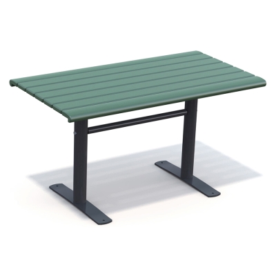 Το τραπέζι Sofiero συνδυάζει διαχρονικό σχεδιασμό και πρακτικότητα, καθιστώντας το μια τέλεια προσθήκη σε κάθε εξωτερικό περιβάλλον. Ως μέρος της σειράς επίπλων Sofiero, αυτό το τραπέζι συνδυάζεται όμορφα με παγκάκια και καρέκλες Sofiero ή ενσωματώνεται άψογα με άλλα αρθρωτά στοιχεία για να δημιουργήσει έναν ευέλικτο και φιλόξενο κοινωνικό χώρο. Κατασκευασμένο από ανθεκτικά υλικά που αντέχουν στις εξωτερικές συνθήκες, είναι ιδανικό για πάρκα, αστικούς χώρους και χώρους ανάπαυσης, ενισχύοντας την κοινοτική διαβίωση και την απόλαυση σε εξωτερικούς χώρους. Αυτή η παραλλαγή είναι ανεξάρτητη, χρώμα ξύλου πράσινο και έχει μαύρο μεταλλικό πλαίσιο.