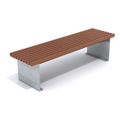 Ο πάγκος Birka της HAGS χωρίς πλάτη συνδυάζει κομψό σχεδιασμό και διαρκή ανθεκτικότητα, κατασκευασμένος με στιβαρά πόδια από χαλύβδινη πλάκα και μια απλή μορφή που συμπληρώνει τόσο τα μοντέρνα όσο και τα παραδοσιακά περιβάλλοντα. Αυτός ο ευέλικτος πάγκος προωθεί την κοινωνική αλληλεπίδραση και τη χαλάρωση, είτε τοποθετείται κατά μήκος των πεζοδρόμων, σε τετράγωνα ή κοντά σε εισόδους. Οι προαιρετικές πλάκες σύνδεσης επιτρέπουν δημιουργικές διαμορφώσεις σε σειρές ή γωνίες, βελτιώνοντας τη χρηστικότητα για συγκεντρώσεις της κοινότητας. Η διαθέσιμη επιλογή υποβραχιόνιου παρέχει αξιόπιστη στήριξη για εύκολη ορθοστασία, καθιστώντας την προσβάσιμη και άνετη για όλους. Η σειρά Birka αποτελεί απόδειξη της ποιότητας και του λειτουργικού σχεδιασμού. Αυτή η παραλλαγή έχει αγκύρωση επί του εδάφος, με σκληρό ξύλο σε γαλβανισμένα πόδια.