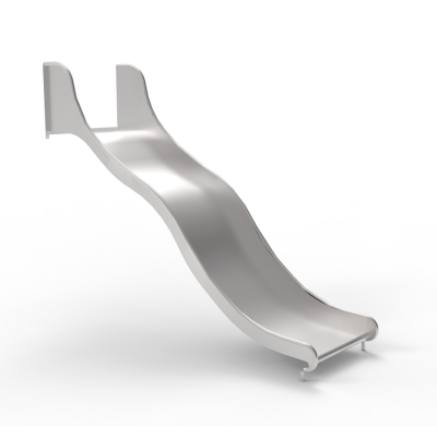 Ανθεκτική τσουλήθρα υψηλής ποιότητας από ανοξείδωτο ατσάλι, που παρέχεται με κιτ συναρμολόγησης για πλατφόρμες και δάπεδα. Η τσουλήθρα μπορεί να εγκατασταθεί σε μια πλαγιά ή σε έναν πύργο παιχνιδιού. Η ολίσθηση φέρνει στα παιδιά χαρά, βελτιώνοντας παράλληλα τη σωματική τους ανάπτυξη. Το σκαρφάλωμα και στη συνέχεια η ολίσθηση προς τα κάτω βελτιώνει την ισορροπία, την αντίληψη του χώρου και τη δύναμη. Οι κοινωνικές πτυχές της εναλλαγής και της βοήθειας μεταξύ τους προς και από την τσουλήθρα εμπλουτίζουν την εμπειρία παιχνιδιού.