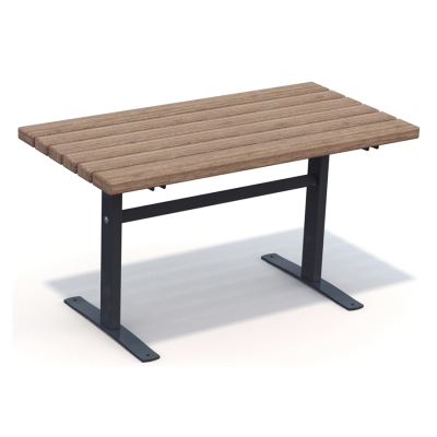 Το τραπέζι Ekeby είναι ένα ανθεκτικό τραπέζι εξωτερικού χώρου, σχεδιασμένο για να συμπληρώνει τα παγκάκια και τα παγκάκια πάρκου της σειράς Ekeby. Με τον διαχρονικό σχεδιασμό του, αυτό το τραπέζι ταιριάζει άψογα σε πάρκα, αυλές, σχολικές αυλές ή αστικούς χώρους. Κατασκευασμένο από υλικά υψηλής ποιότητας, προσφέρει εξαιρετική αντοχή στις καιρικές συνθήκες και τη φθορά, εξασφαλίζοντας μακροχρόνια χρήση. Αυτή η παραλλαγή είναι ανεξάρτητη και δεν διαθέτει αγκύρωση, είναι σε χρώμα καφέ και έχει μαύρα μεταλλικά πόδια.