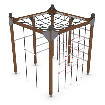 Το UniPlay Cixtona ανεβάζει τις προκλήσεις της αναρρίχησης σε νέα ύψη, προσφέροντας μια συναρπαστική εμπειρία παιχνιδιού για παιδιά ηλικίας 5 ετών και άνω. Διαθέτοντας σκάλες από σχοινί, σκάλες για περπάτημα και ψηλή οροφή με δίχτυ, ενθαρρύνει τα παιδιά να δοκιμάσουν τη δύναμη, την ισορροπία και τον συντονισμό τους. Τα παιδιά μπορούν να σκαρφαλώνουν, να κρεμιούνται και να πλοηγούνται στα δίχτυα με πολλούς τρόπους, ενθαρρύνοντας το ενεργό παιχνίδι και τη σωματική ανάπτυξη. Ο μοναδικός σχεδιασμός διεγείρει τη φαντασία και εμπνέει τα παιδιά να εξερευνήσουν και να κατακτήσουν τα χαρακτηριστικά του, καθιστώντας το ιδανική επιλογή για πάρκα, σχολεία και παιδικές χαρές που επιθυμούν να προσφέρουν υψηλή αξία παιχνιδιού και δυναμικές ευκαιρίες αναρρίχησης.