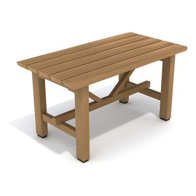 Το Table England είναι ένα στιβαρό και παραδοσιακό τραπέζι εξωτερικού χώρου, σχεδιασμένο για να συμπληρώνει τα παγκάκια και τις πολυθρόνες της σειράς επίπλων England. Κατασκευασμένο από μασίφ ξύλο, έχει μια παραδοσιακή γοητεία που ταιριάζει σε δημόσιους χώρους, όπως πάρκα, αυλές και κοινόχρηστους χώρους. Ο ανθεκτικός σχεδιασμός του τραπεζιού εξασφαλίζει μακροχρόνια απόδοση σε όλες τις καιρικές συνθήκες, καθιστώντας το μια εξαιρετική επιλογή για εξωτερικούς χώρους. Συνδυάστε το England Table με άλλα κομμάτια της σειράς για να δημιουργήσετε έναν φιλόξενο και συνεκτικό κοινωνικό χώρο για χαλάρωση και αλληλεπίδραση.