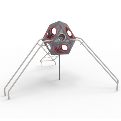 Ένας τέλειος συνδυασμός PlayCube για παιδιά που αναζητούν ύψος! Τα παιδιά που αναζητούν την περιπέτεια μπορούν να αντιμετωπίσουν την προκλητική σκάλα από μπροστά ή, όσοι θέλουν να ανεβάσουν τις αναρριχητικές τους δεξιότητες σε ένα εντελώς νέο επίπεδο, μπορούν να προσπαθήσουν να ανέβουν τη σκάλα από κάτω. Μόλις βρεθούν στην κορυφή, τα παιδιά μπορούν να τρέξουν στο Banister Rails ή να ξεκουραστούν και να κοινωνικοποιηθούν στο PlayCube καθώς προσποιούνται ότι βρίσκονται μέσα σε ένα δεντρόσπιτο, ψηλά πάνω από το δάσος!