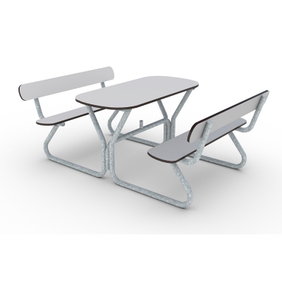 Το τραπέζι πικνίκ HAGS Allround είναι μια ευέλικτη και ανθεκτική επιλογή για κάθε εξωτερικό χώρο, από πάρκα και παιδικές χαρές μέχρι σχολικές αυλές και χώρους ανάπαυσης. Διαθέτοντας γαλβανισμένο ατσάλινο σκελετό με ανοιχτό γκρι καθίσματα HPL (High Pressure Laminate), αυτό το ανεξάρτητο τραπέζι πικνίκ έχει σχεδιαστεί για μακροχρόνια χρήση σε όλες τις καιρικές συνθήκες. Ο πρακτικός, ολοκληρωμένος σχεδιασμός του παρέχει άφθονα καθίσματα και μια ευρύχωρη επιφάνεια, δημιουργώντας ένα φιλόξενο σημείο για κοινωνικές συγκεντρώσεις, πικνίκ και κοινοτικές δραστηριότητες.