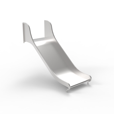 Ανθεκτική τσουλήθρα υψηλής ποιότητας από ανοξείδωτο ατσάλι, που παρέχεται με κιτ συναρμολόγησης για πλατφόρμες και δάπεδα. Η τσουλήθρα μπορεί να εγκατασταθεί σε μια πλαγιά ή σε έναν πύργο παιχνιδιού. Η ολίσθηση φέρνει στα παιδιά χαρά, βελτιώνοντας παράλληλα τη σωματική τους ανάπτυξη. Το σκαρφάλωμα και στη συνέχεια η ολίσθηση προς τα κάτω βελτιώνει την ισορροπία, την αντίληψη του χώρου και τη δύναμη. Οι κοινωνικές πτυχές της εναλλαγής και της βοήθειας μεταξύ τους προς και από την τσουλήθρα εμπλουτίζουν την εμπειρία παιχνιδιού.