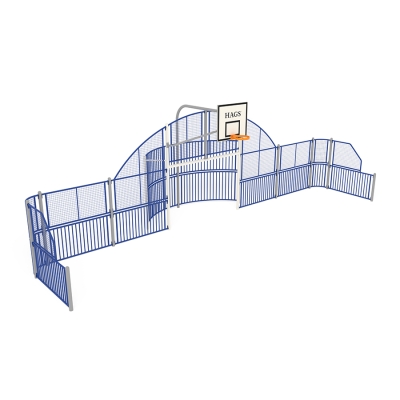 Το Toronto Arena είναι ένα πολύ-λειτουργικό σύστημα τερμάτων για ποδόσφαιρο, χάντμπολ και μπάσκετ, καθιστώντας το ιδανικό για σχολικές αυλές και πάρκα. Οι μεγάλοι περιμετρικοί τοίχοι του βοηθούν στον περιορισμό των χαμένων σουτ, εξαλείφοντας την ανάγκη να κυνηγάτε την μπάλα, και οριοθετούν αποτελεσματικά τον αγωνιστικό χώρο χωρίς να απαιτείται περίφραξη γύρω από ολόκληρη την περιοχή. Το Toronto Arena παρέχει μια πρακτική, ολοκληρωμένη λύση για ενεργό παιχνίδι και αθλήματα.