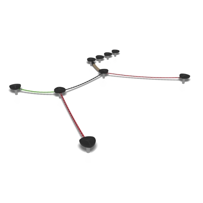 Η ισορροπία σχοινιού είναι ένας μεγάλος συνδυασμός μονοπατιών που προσφέρει μια δυναμική και σωματικά απαιτητική εμπειρία παιχνιδιού. Διαθέτει εννέα πλατφόρμες σε διαφορετικά ύψη που συνδέονται με σχοινιά σε τρία διαφορετικά μήκη - 2μ, 3μ και 4μ - μαζί με ένα σχοινί Jungle Rope για πρόσθετη ποικιλία. Τα σχοινιά αποκλίνουν σε πολλαπλές κατευθύνσεις, επιτρέποντας σε πολλούς χρήστες να παίζουν ταυτόχρονα επιλέγοντας διαφορετικές διαδρομές. Τα μακρύτερα σχοινιά αυξάνουν τη δυσκολία, καθιστώντας το μονοπάτι πιο συναρπαστικό για μεγαλύτερα παιδιά ή χρήστες με μεγαλύτερη αυτοπεποίθηση. Ιδανικό για πάρκα, σχολεία και παιδικές χαρές που επικεντρώνονται σε δραστηριότητες, το Kalymnos παρουσιάζει όλες τις δυνατότητες της αρθρωτής σειράς Slackline, απλοποιώντας παράλληλα τη διαδικασία σχεδιασμού και εγκατάστασης.