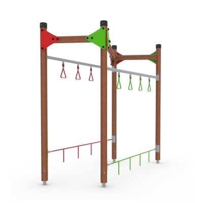 Μπορείτε να περάσετε απέναντι χωρίς να κρατάτε τις λαβές; Αποφύγετε να πέσετε καθώς βελτιώνετε την ισορροπία σας κάθε φορά που ασκείστε και, προτού το καταλάβετε, θα μπορείτε να περπατήσετε πάνω από το σχοινί χωρίς να κρατιέστε.