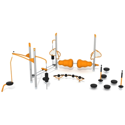 Ζήστε τη χαρά του ενεργού παιχνιδιού και της ευφάνταστης εξερεύνησης με το Agito Rax. Το κύκλωμα βέλτιστης ισορροπίας. Ο πρωτοποριακός σχεδιασμός, τα χαρακτηριστικά χωρίς αποκλεισμούς και η ανθεκτική κατασκευή το καθιστούν εξαιρετική επιλογή για παιδικές χαρές, πάρκα και χώρους αναψυχής, παρέχοντας στα παιδιά μια ασφαλή και συναρπαστική εμπειρία παιχνιδιού που προάγει τη σωματική δραστηριότητα και εξάπτει τη φαντασία τους.