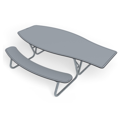 Το τραπέζι πικνίκ Olvon είναι μια ευέλικτη και προσβάσιμη επιλογή καθισμάτων εξωτερικού χώρου, ιδανική για πάρκα, σχολικές αυλές, κατοικημένες περιοχές και χώρους ανάπαυσης. Με εκτεταμένη άκρη τραπεζιού στη μία πλευρά, έχει σχεδιαστεί για να είναι προσβάσιμο από αναπηρικά αμαξίδια, επιτρέποντας σε όλους να απολαμβάνουν άνετα τις υπαίθριες συγκεντρώσεις. Κατασκευασμένο από υλικά υψηλής ποιότητας, το Olvon είναι κατασκευασμένο για αντοχή, με στιβαρό σκελετό και ανθεκτική επιφάνεια τραπεζιού και καθίσματα που αντέχουν στα στοιχεία του εξωτερικού χώρου. Πάρτε το καλάθι πικνίκ σας και απολαύστε στο έπακρο τον καθαρό αέρα και την απόλαυση της κοινότητας με το τραπέζι πικνίκ Olvon! Αυτή η παραλλαγή είναι προσβάσιμη από αναπηρικά αμαξίδια, κατασκευασμένη από HPL (High Pressure Laminate), είναι γκρι με γαλβανισμένο μεταλλικό σκελετό.