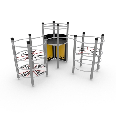 Το UniPlay Ennaj είναι η απόλυτη μονάδα παιδικής χαράς αναρρίχησης, σχεδιασμένη για παιδιά ηλικίας 5 ετών και άνω, ώστε να απολαμβάνουν ενεργό και κοινωνικό παιχνίδι. Διαθέτοντας μια ποικιλία επιλογών αναρρίχησης, επιτρέπει στα παιδιά να επιλέγουν το επίπεδο δυσκολίας που ταιριάζει στις ικανότητές τους, βοηθώντας στη βελτίωση της ισορροπίας, του συντονισμού και της δύναμης. Ιδανικό για ανταγωνιστικό παιχνίδι, ενθαρρύνει τα παιδιά να προκαλούν τον εαυτό τους και να αλληλεπιδρούν με τους συνομηλίκους τους. Όταν έρθει η ώρα για ένα διάλειμμα, μπορούν να χαλαρώσουν στο Webby ή να συμμετάσχουν σε συνεργατικό παιχνίδι στο πάνελ του εδάφους με τις μπάλες . Ιδανικό για πάρκα, σχολεία και παιδικές χαρές, το Ennaj προσφέρει υψηλή αξία παιχνιδιού και δυναμική διασκέδαση αναρρίχησης.