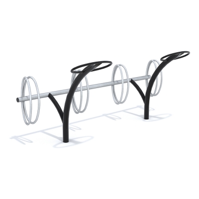 Η σχάρα ποδηλάτου Ellipse είναι μια κομψή και λειτουργική λύση αποθήκευσης ποδηλάτων, ιδανική για αστικούς χώρους, πάρκα, σχολεία και κατοικημένες περιοχές. Σχεδιασμένη για να χωράει με ασφάλεια έως και τέσσερα ποδήλατα, διαθέτει ένα στιβαρό ελλειπτικό πλαίσιο που επιτρέπει στα ποδήλατα να κλειδώνονται απευθείας στη δομή, παρέχοντας βελτιωμένη ασφάλεια. Κατασκευασμένη από ανθεκτικά υλικά με χυτευμένη αγκύρωση, αυτή η σχάρα εξασφαλίζει μακροχρόνια σταθερότητα και ανθεκτικότητα σε όλες τις καιρικές συνθήκες. Με μαύρο και γαλβανισμένο μεταλλικό φινίρισμα, η σχάρα ποδηλάτου Ellipse προσθέτει μια μοντέρνα πινελιά σε οποιοδήποτε περιβάλλον, προωθώντας παράλληλα μια κοινότητα φιλική προς τα ποδήλατα.