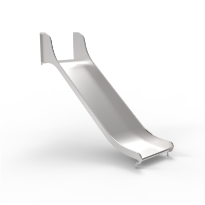 Ανθεκτική τσουλήθρα υψηλής ποιότητας από ανοξείδωτο ατσάλι, που παρέχεται με κιτ συναρμολόγησης για πλατφόρμες και δάπεδα. Η τσουλήθρα μπορεί να εγκατασταθεί σε μια πλαγιά ή σε έναν πύργο παιχνιδιού. Η ολίσθηση φέρνει στα παιδιά χαρά, βελτιώνοντας παράλληλα τη σωματική τους ανάπτυξη. Το σκαρφάλωμα και στη συνέχεια η ολίσθηση προς τα κάτω βελτιώνει την ισορροπία, την αντίληψη του χώρου και τη δύναμη. Οι κοινωνικές πτυχές της εναλλαγής και της βοήθειας μεταξύ τους προς και από την τσουλήθρα εμπλουτίζουν την εμπειρία παιχνιδιού.