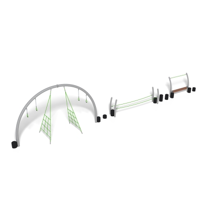 Ο εξοπλισμός μονοπατιών παιδικής χαράς NRG προσφέρει διάφορες μορφές προπόνησης ισορροπίας. Οι πολυάριθμες μονάδες δραστηριοτήτων στη σειρά μας προσφέρουν διαφορετικές προκλήσεις για παιδιά όλων των ηλικιών και ικανοτήτων. Επιπλέον, μπορούν να τακτοποιηθούν σε οποιαδήποτε διαμόρφωση για να δημιουργήσετε τη δική σας προσαρμοσμένη διάταξη διαδρομής ή μπορείτε να επιλέξετε μία από τις τυπικές μας διαμορφώσεις για όλα τα μεγέθη και τους προϋπολογισμούς.