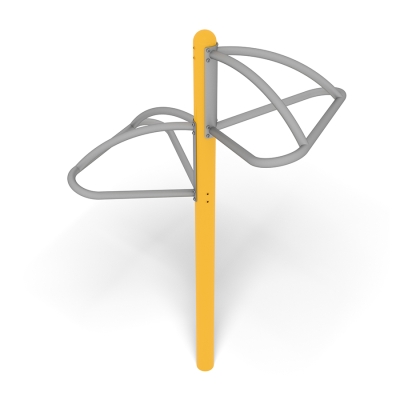 Ο Pull Up είναι μια προσαρμόσιμη μονάδα γυμναστικής εξωτερικού χώρου που έχει σχεδιαστεί για να ενδυναμώνει τα άνω μέρη των βραχιόνων, των ώμων και της άνω πλάτης μέσω μιας σειράς ασκήσεων έλξης. Με την επιλογή κάτω μπάρας, αυτός ο σταθμός είναι προσβάσιμος για χρήστες αναπηρικών αμαξιδίων, επιτρέποντάς τους να τραβούν τον εαυτό τους προς τα πάνω στραμμένοι προς οποιαδήποτε κατεύθυνση. Προσαρμόστε τον σταθμό με μπάρες σε ίσα ή διαφορετικά ύψη για να ταιριάζει στις διαφορετικές ανάγκες των χρηστών. Ιδανικός για πάρκα, υπαίθρια γυμναστήρια και χώρους γυμναστικής χωρίς αποκλεισμούς, ο σταθμός έλξης προωθεί την προπόνηση δύναμης και την προσβασιμότητα για χρήστες όλων των ικανοτήτων.