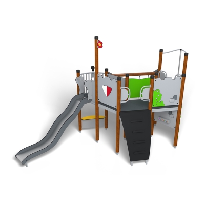 Το UniPlay Sandhamn είναι μια παιδική χαρά με θέμα το κάστρο, σχεδιασμένη για παιδιά ηλικίας 5 ετών και άνω, που διαθέτει ένα ενιαίο επάνω κατάστρωμα με τσουλήθρα, ράμπα αναρρίχησης, στύλο πυροσβέστη και πολλαπλά διαδραστικά πάνελ παιχνιδιού. Τα στοιχεία του ισογείου περιλαμβάνουν έναν πάγκο καταστήματος και επιπλέον πάνελ παιχνιδιού, προωθώντας το παιχνίδι χωρίς αποκλεισμούς για παιδιά διαφόρων ικανοτήτων. Θεματικές παιδικές χαρές όπως το UniPlay Sandhamn εμπνέουν ευφάνταστες περιπέτειες, ενθαρρύνουν την κοινωνική αλληλεπίδραση και υποστηρίζουν τις κινητικές δεξιότητες, τον συντονισμό και την ομαδική εργασία, καθιστώντας την μια ευέλικτη και ελκυστική προσθήκη σε σχολεία, νηπιαγωγεία και κοινοτικές παιδικές χαρές.