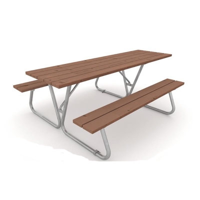 Το τραπέζι πικνίκ Olvon είναι μια ευέλικτη και προσβάσιμη επιλογή καθισμάτων εξωτερικού χώρου, ιδανική για πάρκα, σχολικές αυλές, κατοικημένες περιοχές και χώρους ανάπαυσης. Με εκτεταμένη άκρη τραπεζιού στη μία πλευρά, έχει σχεδιαστεί για να είναι προσβάσιμο από αναπηρικά αμαξίδια, επιτρέποντας σε όλους να απολαμβάνουν άνετα τις υπαίθριες συγκεντρώσεις. Κατασκευασμένο από υλικά υψηλής ποιότητας, το Olvon είναι κατασκευασμένο για αντοχή, με στιβαρό σκελετό και ανθεκτική επιφάνεια τραπεζιού και καθίσματα που αντέχουν στα στοιχεία του εξωτερικού χώρου. Πάρτε το καλάθι πικνίκ σας και αξιοποιήστε στο έπακρο τον καθαρό αέρα και την απόλαυση της κοινότητας με το τραπέζι πικνίκ Olvon! Αυτή η παραλλαγή είναι προσβάσιμη από αναπηρικά αμαξίδια, σε χρώμα καφέ με γαλβανισμένο μεταλλικό σκελετό, συμπεριλαμβανομένου κιτ αγκύρωσης.