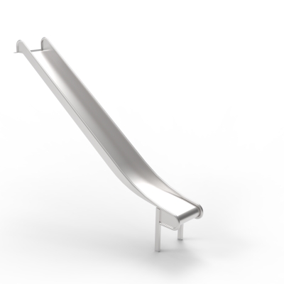 Ανθεκτική τσουλήθρα υψηλής ποιότητας από ανοξείδωτο ατσάλι, που παρέχεται με κιτ συναρμολόγησης για πλατφόρμες και δάπεδα. Η τσουλήθρα μπορεί να εγκατασταθεί σε μια πλαγιά ή σε έναν πύργο παιχνιδιού. Η ολίσθηση φέρνει στα παιδιά χαρά, βελτιώνοντας παράλληλα τη σωματική τους ανάπτυξη. Το σκαρφάλωμα και στη συνέχεια η ολίσθηση προς τα κάτω βελτιώνει την ισορροπία, την αντίληψη του χώρου και τη δύναμη. Οι κοινωνικές πτυχές της εναλλαγής και της βοήθειας μεταξύ τους προς και από την τσουλήθρα εμπλουτίζουν την εμπειρία παιχνιδιού.