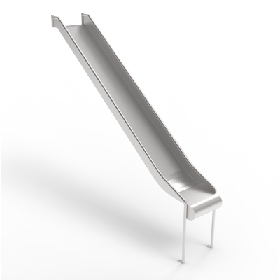 Ανθεκτική τσουλήθρα υψηλής ποιότητας από ανοξείδωτο ατσάλι, που παρέχεται με κιτ συναρμολόγησης για πλατφόρμες και δάπεδα. Η τσουλήθρα μπορεί να εγκατασταθεί σε μια πλαγιά ή σε έναν πύργο παιχνιδιού. Η ολίσθηση φέρνει στα παιδιά χαρά, βελτιώνοντας παράλληλα τη σωματική τους ανάπτυξη. Το σκαρφάλωμα και στη συνέχεια η ολίσθηση προς τα κάτω βελτιώνει την ισορροπία, την αντίληψη του χώρου και τη δύναμη. Οι κοινωνικές πτυχές της εναλλαγής και της βοήθειας μεταξύ τους προς και από την τσουλήθρα εμπλουτίζουν την εμπειρία παιχνιδιού.