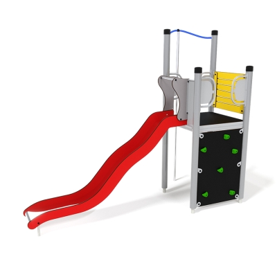 Η παιδική χαρά UniPlay Essentials Luna είναι προσαρμοσμένη για τα περιπετειώδη παιδιά ηλικίας 5-12 ετών. Με ύψος 1,5 μέτρο, αυτή η μονάδα διαθέτει μια τετράγωνη πλατφόρμα πάνω σε έναν μόνο πύργο, προκαλώντας τα μεγαλύτερα παιδιά να φτάσουν σε νέα ύψη. Προσβάσιμη μέσω ενός τοίχου αναρρίχησης, το Luna δοκιμάζει την ευκινησία και τη δύναμη, προσφέροντας μια ανταποδοτική ανάβαση στην πλατφόρμα. Για την κατάβαση, τα παιδιά μπορούν να επιλέξουν ανάμεσα στο γρήγορο γλίστρημα κάτω από τον στύλο ή στο να απολαύσουν μια συναρπαστική βόλτα στην τσουλήθρα.