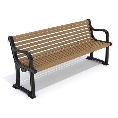 Το παγκάκι πάρκου Gripsholm με πλάτη και μπράτσα προσδίδει μια κομψή, κλασική γοητεία στους εξωτερικούς χώρους, καθιστώντας το ιδανικό για περιοχές πλούσιες σε ιστορία και κληρονομιά. Σχεδιασμένο για να παλαιώνει με χάρη, αυτό το παγκάκι φιλοξενεί χρήστες όλων των ηλικιών και ικανοτήτων, εξασφαλίζοντας άνεση και προσβασιμότητα. Η σειρά Gripsholm περιλαμβάνει ένα παγκάκι χωρίς πλάτη και τραπέζι, επιτρέποντάς σας να δημιουργήσετε έναν συνεκτικό, φιλόξενο χώρο καθισμάτων. Η διαχρονική του εμφάνιση αναδεικνύει τα πάρκα, τα πεζοδρόμια και τους κοινόχρηστους χώρους, ενσωματώνοντας το σε κάθε περιβάλλον. Χωρίς αγκύρωση.