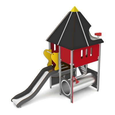 Το Umber είναι εξοπλισμένο με διασκέδαση και ενθουσιασμό. Τα παιδιά μπορούν να γλιστρήσουν, να χαλαρώσουν και να παίξουν με το τηλεσκόπιο μέσα στην καλύβα. Η διασκέδαση δεν τελειώνει εκεί! Κάτω από τη μονάδα, ενθαρρύνεται η κοινωνική αλληλεπίδραση μέσω της κουζίνας και του καταστήματος. Η εντυπωσιακή λειτουργία του τούνελ επιτρέπει στα παιδιά να σέρνονται μέσα από τη σήραγγα, ιδανική και για κρύψιμο.