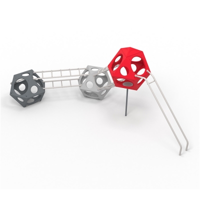 Με διάφορα επίπεδα πρόκλησης σε μία δομή, το Ara επιτρέπει στα παιδιά να αναπτύξουν τις αναρριχητικές τους δεξιότητες και να βιώσουν διαφορετικούς τρόπους αναρρίχησης. Έρχεται επίσης με μια μοναδική τσουλήθρα που προσφέρει στα παιδιά την αίσθηση του ρίσκου, της συγκίνησης και του ενθουσιασμού. Εκτός από την αναρρίχηση, το Ara είναι εξοπλισμένο και με άλλες δραστηριότητες παιχνιδιού, όπως τέντωμα, ολίσθηση και ανάπαυση.