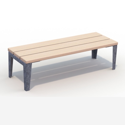 Το παγκάκι Rox είναι ένα όμορφα κατασκευασμένο παγκάκι χωρίς πλάτη που αποτελεί παράδειγμα σκανδιναβικού σχεδιασμού, συνδυάζοντας φυσικά υλικά με ένα καθαρό, διαχρονικό στυλ. Το παγκάκι Rox ταιριάζει άψογα σε μια ποικιλία εξωτερικών χώρων, από πάρκα έως αστικούς χώρους, προσφέροντας λειτουργικότητα και αισθητική. Η κομψή απλότητά του το καθιστά μια ευέλικτη προσθήκη, αναδεικνύοντας τους κοινόχρηστους χώρους με μια πινελιά σύγχρονης σκανδιναβικής γοητείας. Αυτή η παραλλαγή έχει αγκύρωση άνω του εδάφους, το ξύλο είναι σε ασημί γκρι χρώμα με γαλβανισμένα μεταλλικά πόδια.