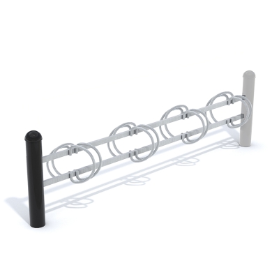 Η βάση ποδηλάτου Sirius είναι μια πρακτική και ασφαλής λύση για τη στάθμευση και αποθήκευση ποδηλάτων. Έχει σχεδιαστεί για να παρέχει έναν αξιόπιστο και βολικό τρόπο στάθμευσης ποδηλάτων, διασφαλίζοντας ότι διατηρούνται ασφαλή και οργανωμένα σε δημόσιους χώρους, σχολεία, χώρους εργασίας και άλλους χώρους όπου απαιτείται στάθμευση ποδηλάτων. Η βάση ποδηλάτου Sirius πωλείται ανά τμήμα με 1 στύλο (τον 1ο στύλο). Για κάθε άκρο, πρέπει να παραγγελθεί ξεχωριστά ένας στύλος. Αυτή η παραλλαγή προσφέρει χώρο για οχτώ ποδήλατα, ελαφρώς γωνιακές θέσεις ασφάλισης.