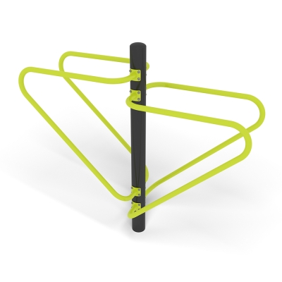 Οι παράλληλες μπάρες είναι ένα ευέλικτο εργαλείο γυμναστικής για εξωτερικούς χώρους, σχεδιασμένο να στοχεύει πολλαπλές μυϊκές ομάδες μέσω μιας ποικιλίας ασκήσεων. Εστιάζοντας κυρίως στην ενδυνάμωση του άνω μέρους του σώματος στο στήθος, τους ώμους και τα χέρια, αυτές οι ράγες υποστηρίζουν επίσης ασκήσεις για την κάτω πλάτη, τον κορμό και τα πόδια. Ιδανικές για την ενίσχυση της δύναμης, της ισορροπίας και του συντονισμού, οι παράλληλες ράγες αποτελούν μια πολύτιμη προσθήκη σε οποιοδήποτε γυμναστήριο εξωτερικού χώρου, παρέχοντας μια ολοκληρωμένη εμπειρία προπόνησης για χρήστες όλων των επιπέδων φυσικής κατάστασης.