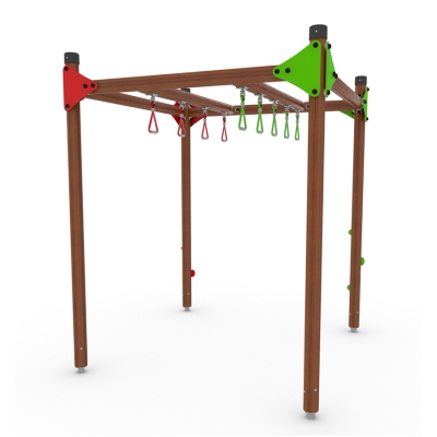 Κάντε παρέα στους Ρωμαϊκούς Κρίκους με έναν φίλο και συναγωνιστείτε μεταξύ σας για να φτάσετε στην άλλη πλευρά χωρίς να πέσετε. Με δύο επίπεδα δυσκολίας, ο καθένας μπορεί να λάβει μέρος, να εξασκηθεί και να προχωρήσει στο επόμενο επίπεδο. Ιδανικό για την ανάπτυξη της δύναμης και του συντονισμού του ανώτερου σώματος.