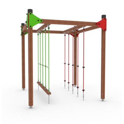 Δοκιμάστε την ισορροπία και τις δεξιότητές σας συντονισμού καθώς πηγαίνετε από σχοινί σε σκοινί χωρίς να το αφήνετε. Μπορείτε να εξασκηθείτε και να βελτιώσετε τις δεξιότητές σας στην πιο εύκολη πλευρά προτού προκαλέσετε τον εαυτό σας στο δύσκολο τμήμα. Αν αφεθείς, πρέπει να ξεκινήσεις από την αρχή!