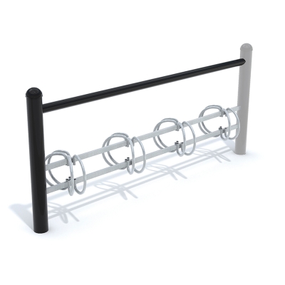 Η σχάρα ποδηλάτου Orion είναι μια στιβαρή και κομψή σχάρα ποδηλάτου, ιδανική για αστικούς χώρους, σχολεία, πάρκα και κατοικημένες περιοχές. Με τον μοντέρνο σχεδιασμό και το λείο φινίρισμα, η Orion αναβαθμίζει οποιοδήποτε αστικό ή αρχιτεκτονικό περιβάλλον. Κατασκευασμένη από γαλβανισμένο χάλυβα βαρέως τύπου με ανθεκτικές επιφάνειες αλουμινίου με ηλεκτροστατική βαφή, αντέχει σε εξωτερικές συνθήκες και βαριά χρήση, εξασφαλίζοντας μακροχρόνια αξιοπιστία. Για κάθε άκρο, πρέπει να παραγγελθεί ξεχωριστά ένας στύλος. Αυτή η παραλλαγή διαθέτει αγκύρωση και διαθέτει 8 θέσεις για ποδήλατα και έναν στύλο.