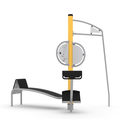 Το πολύ-όργανο γυμναστικής Bico είναι μια συμπαγής μονάδα γυμναστικής εξωτερικού χώρου 3 σε 1, σχεδιασμένη να στοχεύει πολλαπλές μυϊκές ομάδες. Εξοπλισμένο για άρσεις πλάτης, κοιλιακούς και ανασηκώσεις , αυτό το ευέλικτο γυμναστήριο προσφέρει μια ποικιλία ασκήσεων σε έναν ελάχιστο χώρο, καθιστώντας το ιδανικό για εξωτερικούς χώρους γυμναστικής, πάρκα και ψυχαγωγικά περιβάλλοντα. Κατασκευασμένο για να παρέχει αποτελεσματική προπόνηση δύναμης εξοικονομώντας χώρο, το πολύ-όργανο γυμναστικής Bico βελτιώνει οποιαδήποτε εγκατάσταση εξωτερικού γυμναστηρίου, υποστηρίζοντας τους χρήστες στην ενδυνάμωση του κορμού, της πλάτης και του άνω μέρους του σώματος.