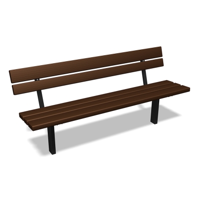 Το παγκάκι πάρκου Ekeby με πλάτη συνδυάζει τον μινιμαλιστικό σχεδιασμό με την ευελιξία, καθιστώντας το μια κομψή προσθήκη σε κάθε εξωτερικό χώρο. Μέρος της σειράς Ekeby, αυτό το παγκάκι πάρκου μπορεί να συνδυαστεί με ασορτί τραπέζια ή παγκάκια χωρίς πλάτη για να δημιουργήσει έναν φιλόξενο εξωτερικό χώρο συγκέντρωσης. Η συλλογή Ekeby είναι απλή αλλά εξαιρετικά λειτουργική και προσεκτικά σχεδιασμένη για να διαρκέσει για πολλά χρόνια. Τα μπράτσα πωλούνται σε ζεύγη ξεχωριστά και διατίθενται σε μαύρο χρώμα ή γαλβανιζέ. Αυτή η παραλλαγή έχει αγκύρωση επί του εδάφους , σε χρώμα καφέ από ανακυκλωμένο πλαστικό με μαύρο μεταλλικό σκελετό.