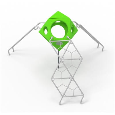 Ένας τέλειος συνδυασμός PlayCube για παιδιά που αναζητούν ύψος! Οι κυνηγοί της περιπέτειας μπορούν να αντιμετωπίσουν την προκλητική σκάλα από μπροστά ή, όσοι θέλουν να ανεβάσουν τις αναρριχητικές τους δεξιότητες σε ένα εντελώς νέο επίπεδο, μπορούν να προσπαθήσουν να ανέβουν τη σκάλα από κάτω. Μόλις βρεθούν στην κορυφή, τα παιδιά μπορούν να τρέξουν στο Banister Rails ή να ξεκουραστούν και να κοινωνικοποιηθούν στο PlayCube καθώς προσποιούνται ότι βρίσκονται μέσα σε ένα δεντρόσπιτο, ψηλά πάνω από το δάσος!