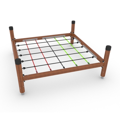 Πέστε στο έδαφος και συρθείτε όσο πιο γρήγορα μπορείτε κάτω από το δίχτυ για να φτάσετε στην άλλη πλευρά. Αυτός είναι ένας προκλητικός αλλά συναρπαστικός τρόπος κίνησης. Ιδανικό για ανάπτυξη δύναμης και συντονισμού. Το δίχτυ παρέχει επίσης έναν εξαιρετικό χώρο για ξεκούραση πριν το ξανακάνετε!