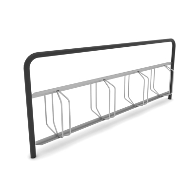 Η σχάρα ποδηλάτων Gaspra είναι μια αξιόπιστη και ευέλικτη λύση για στάθμευση και αποθήκευση ποδηλάτων. Συνδυάζει ανθεκτικότητα, λειτουργικότητα και φιλικό προς το χρήστη σχεδιασμό για να παρέχει έναν ασφαλή και οργανωμένο χώρο για τους ποδηλάτες, ώστε να μπορούν να παρκάρουν τα ποδήλατά τους σε διάφορους εξωτερικούς χώρους. Η Gaspra είναι μια χυτή σχάρα ποδηλάτων που διατίθεται σε διαφορετικά μεγέθη. Αυτή η παραλλαγή προσφέρει οκτώ ρυθμιζόμενες θέσεις για ποδήλατα, τέσσερις σε κάθε πλευρά, σε μαύρο και γαλβανισμένο μεταλλικό φινίρισμα.