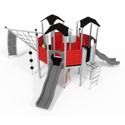 Το UniPlay Katmai είναι ένας ολοκληρωμένος πύργος κυκλικής διαδρομής που προσφέρει πρόσβαση σε μεταφορές, αναρριχητικό μηχάνημα με μπάλες σε στύλο, απαιτητικούς τοίχους και δίχτυα αναρρίχησης, διπλές ανοιχτές τσουλήθρες και πάνελ παιχνιδιών κάτω από το κατάστρωμα για διαδραστική διασκέδαση. Έχει σχεδιαστεί για να παρέχει μια ποικιλία συναρπαστικών δραστηριοτήτων για όλους.