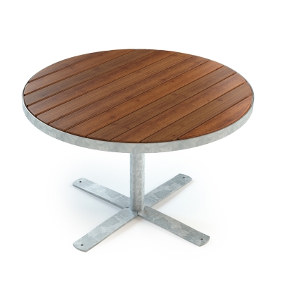 Το στρογγυλό τραπέζι Sofiero είναι ένα ευέλικτο και ανθεκτικό μεγάλο τραπέζι εξωτερικού χώρου με διάμετρο Ø1100, ιδανικό για τη δημιουργία φιλόξενων κοινωνικών χώρων σε πάρκα, πλατείες και κοινόχρηστους χώρους. Σχεδιασμένο για να συνδυάζεται με οποιοδήποτε έπιπλο εξωτερικού χώρου από τη σειρά Sofiero, όπως οι καρέκλες, ή για να συμπληρώνει συνδυασμούς καμπυλωτών πάγκων, αυτό το τραπέζι αναδεικνύει κάθε εξωτερικό περιβάλλον με τον κλασικό στρογγυλό σχεδιασμό του. Ιδανικό για συγκεντρώσεις, γεύματα ή χαλαρές συναντήσεις, το στρογγυλό τραπέζι Sofiero είναι κατασκευασμένο από υλικά υψηλής ποιότητας για να αντέχει στις καιρικές συνθήκες όλο το χρόνο, καθιστώντας το μια πρακτική επιλογή για δημόσιους χώρους. Αυτή η παραλλαγή είναι ανεξάρτητη, χρώμα ξύλου καφέ με γαλβανισμένο μεταλλικό πλαίσιο.