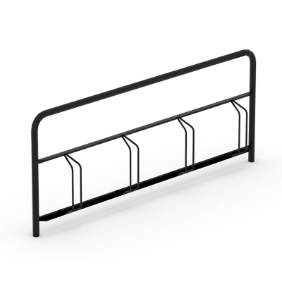 Η σχάρα ποδηλάτων Gaspra είναι μια αξιόπιστη και ευέλικτη λύση για στάθμευση και αποθήκευση ποδηλάτων. Συνδυάζει ανθεκτικότητα, λειτουργικότητα και φιλικό προς το χρήστη σχεδιασμό για να παρέχει έναν ασφαλή και οργανωμένο χώρο για τους ποδηλάτες, ώστε να μπορούν να παρκάρουν τα ποδήλατά τους σε διάφορους εξωτερικούς χώρους. Η Gaspra είναι μια χυτή σχάρα ποδηλάτων που διατίθεται σε διαφορετικά μεγέθη. Αυτή η παραλλαγή προσφέρει τέσσερις ρυθμιζόμενες θέσεις για ποδήλατα, σε μαύρο μεταλλικό φινίρισμα.