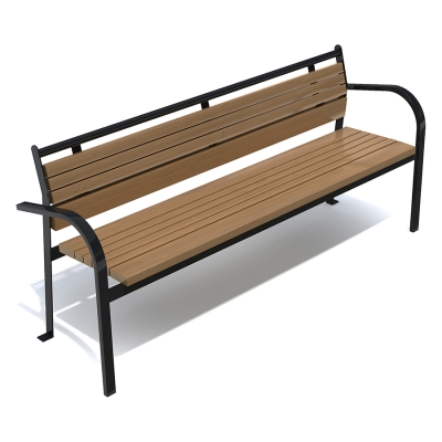 Το παγκάκι πάρκου Taberg με πλάτη και μπράτσα, συνδυάζει κομψότητα και λειτουργικότητα, καθιστώντας το ιδανικό για περιπάτους, μονοπάτια πάρκων και αστικά περιβάλλοντα. Ο στοιβαγμένος σχεδιασμός του επιτρέπει τον εύκολο χειρισμό και την αποθήκευση, ενώ τα στιβαρά μπράτσα παρέχουν στήριξη, ιδιαίτερα ωφέλιμα για χρήστες με περιορισμένη κινητικότητα. Το ανθεκτικό πλαίσιο και οι όμορφα κατασκευασμένες ξύλινες λεπτομέρειες ενισχύουν την αισθητική του, προσφέροντας μια εκλεπτυσμένη αλλά και ανθεκτική επιλογή καθίσματος που ταιριάζει άψογα σε κάθε εξωτερικό περιβάλλον. Χωρίς αγκύρωση.