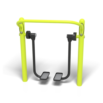 Το Air Walker είναι ένα ευέλικτο μηχάνημα γυμναστικής για εξωτερικούς χώρους, σχεδιασμένο για να τονώνει τους μύες των γαμπών και των μηρών, να βελτιώνει την καρδιαγγειακή υγεία και να ενισχύει την ισορροπία και τον συντονισμό. Ιδανικό για υπαίθρια γυμναστήρια και πάρκα, μιμείται την κίνηση ενός γρήγορου περπατήματος χωρίς να καταπονεί τις αρθρώσεις, καθιστώντας το ιδανικό για προπονήσεις χαμηλής έντασης. Οι χρήστες απλώς κουνούν τα πόδια τους μπρος-πίσω ενώ ασκούν τον κορμό τους και διατηρούν μια ουδέτερη σπονδυλική στήλη, με την επιλογή σταδιακής αύξησης της ταχύτητας και της έντασης για μια πιο απαιτητική άσκηση. Το Air Walker είναι μια εξαιρετική επιλογή για χρήστες όλων των επιπέδων φυσικής κατάστασης που θέλουν να απολαύσουν μια ομαλή, πλήρη προπόνηση σώματος σε οποιονδήποτε εξωτερικό χώρο γυμναστικής.