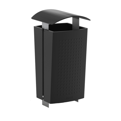 Η μεγάλη χωρητικότητα του Sergel σε συνδυασμό με το όμορφο σχήμα του, το έχουν κάνει πολύ δημοφιλές σε αστικά περιβάλλοντα. Το φαρδύ και χαμηλό άνοιγμα καθιστά δυνατή την απόρριψη ογκωδών απορριμμάτων, όπως κουτιά πίτσας, αλλά δυσκολεύει τα μεγαλύτερα πουλιά να κάθονται στην άκρη. Η πόρτα ανοίγει με ένα τυπικό τριγωνικό κλειδί και η εντελώς κρυμμένη σακούλα απορριμμάτων απελευθερώνεται εύκολα χωρίς περιττό σήκωμα. Ο Sergel διατίθεται ως στάνταρ σε μαύρο ή γαλβανισμένο εν θερμώ, αλλά μπορεί επίσης να προσφερθεί σε άλλα χρώματα. .Αυτή η παραλλαγή έχει βυθισμένη αγκύρωση θεμελίωσης σε μαύρο χρώμα