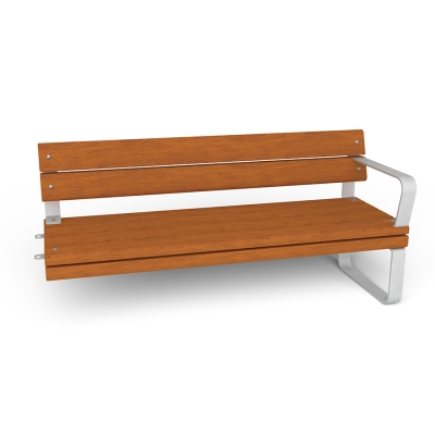 Το παγκάκι πάρκου Rosenlund connection με πλάτη είναι ένα ευέλικτο αρθρωτό στοιχείο σχεδιασμένο για να συνδέεται με άλλα έπιπλα Rosenlund, δημιουργώντας προσαρμόσιμες διαμορφώσεις καθισμάτων σε πάρκα, κοινόχρηστους χώρους και αστικά περιβάλλοντα. Συνδυάστε το με άλλα παγκάκια Rosenlund, εξαγωνικά στοιχεία καθισμάτων, τραπέζια και επεκτάσεις για να σχεδιάσετε μοναδικές διατάξεις καθισμάτων προσαρμοσμένες στον χώρο σας. Αυτή η παραλλαγή είναι κατασκευασμένη από σκληρό ξύλο και έχει γαλβανισμένα μεταλλικά πόδια και υποβραχιόνιο στη μία πλευρά.