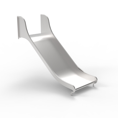 Ανθεκτική τσουλήθρα υψηλής ποιότητας από ανοξείδωτο ατσάλι, που παρέχεται με κιτ συναρμολόγησης για πλατφόρμες και δάπεδα. Η τσουλήθρα μπορεί να εγκατασταθεί σε μια πλαγιά ή σε έναν πύργο παιχνιδιού. Η ολίσθηση φέρνει στα παιδιά χαρά, βελτιώνοντας παράλληλα τη σωματική τους ανάπτυξη. Το σκαρφάλωμα και στη συνέχεια η ολίσθηση προς τα κάτω βελτιώνει την ισορροπία, την αντίληψη του χώρου και τη δύναμη. Οι κοινωνικές πτυχές της εναλλαγής και της βοήθειας μεταξύ τους προς και από την τσουλήθρα εμπλουτίζουν την εμπειρία παιχνιδιού.