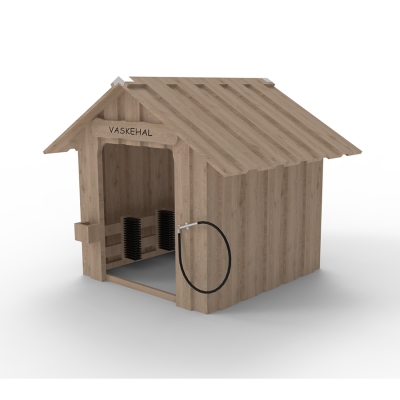 Το σπιτάκι παιχνιδιού πλυντήριο αυτοκινήτων προσφέρει μια ρεαλιστική και συναρπαστική εμπειρία παιχνιδιού για παιδιά, με μια πινακίδα που γράφει "Πλυντήριο" και βούρτσες στο εσωτερικό. Τα παιδιά μπορούν να προσποιηθούν ότι λειτουργούν ένα πλυντήριο αυτοκινήτων, καθαρίζουν αυτοκίνητα, ποδήλατα ή ακόμα και παιχνίδια-οχήματα. Αυτή η διάταξη ενθαρρύνει το παιχνίδι ρόλων, το οποίο ενισχύει τις κοινωνικές δεξιότητες όπως η συνεργασία, η επικοινωνία και η εναλλαγή. Ιδανικό για θεματικούς χώρους παιχνιδιού, αυτό το σπιτάκι παιχνιδιού πυροδοτεί τη δημιουργικότητα και δίνει μια διαδραστική πινελιά στο παιχνίδι σε εξωτερικούς χώρους.