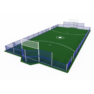 Η Lincoln Arena διαθέτει έναν χώρο παιχνιδιού 23x11 μ., σχεδιασμένο για να εμπνέει το ευφάνταστο παιχνίδι, να βελτιώνει τις αθλητικές δεξιότητες και να καλλιεργεί φιλίες. Με ελάχιστες σημάνσεις παιχνιδιού, μία είσοδο με ένα πάνελ και περιοχές τέρματος κλειστής πλάτης ύψους 2 μέτρων με ένα επιπλέον πάνελ στοπ 1 μέτρου από πάνω, εξασφαλίζει ασφαλές και συναρπαστικό παιχνίδι. Ανθεκτική σε βανδαλισμούς, η Lincoln Arena είναι ένα ιδανικό σημείο συγκέντρωσης για σχολικές αυλές ή πάρκα, δημιουργώντας ένα φιλόξενο περιβάλλον για παιδιά και νεαρούς εφήβους να αλληλεπιδρούν και να απολαμβάνουν τη σωματική δραστηριότητα. Προσαρμόσιμη στις συγκεκριμένες ανάγκες σας, χρησιμεύει ως ένας φυσικός χώρος συνάντησης για όλες τις ηλικίες.